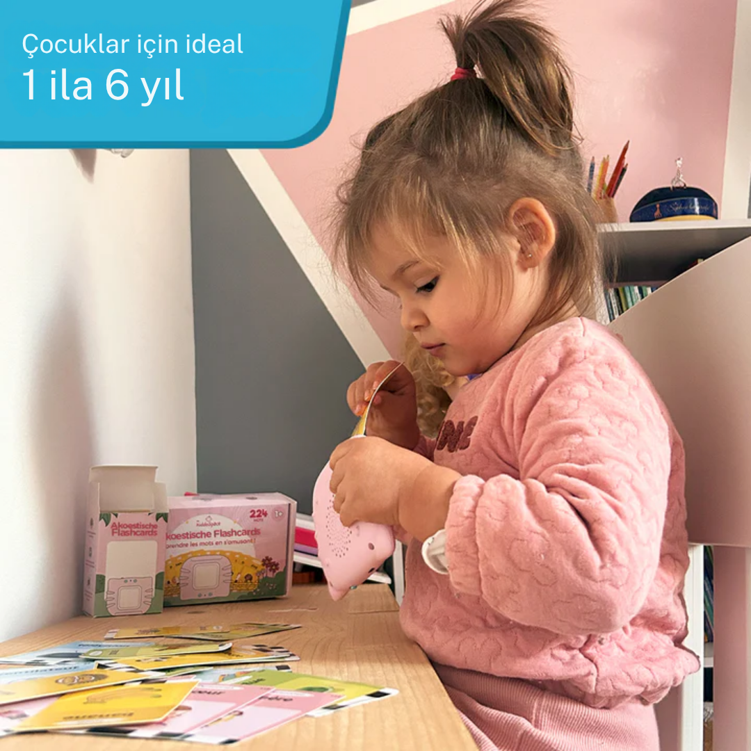 KiddyLingo Anadil Gibi İngilizce - Erken Yaş Kartları (1-6 Yaş)