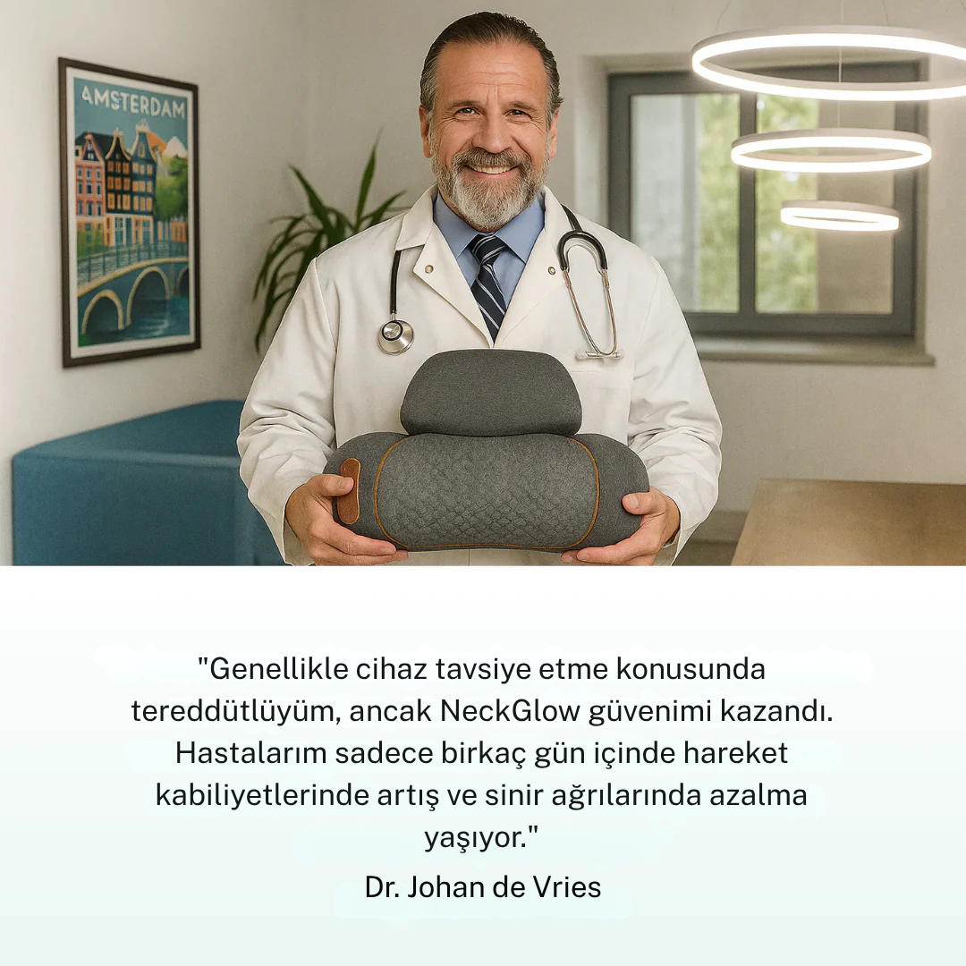 NeckGlow™ Akıllı Boyun ve Omuz Masaj Cihazı