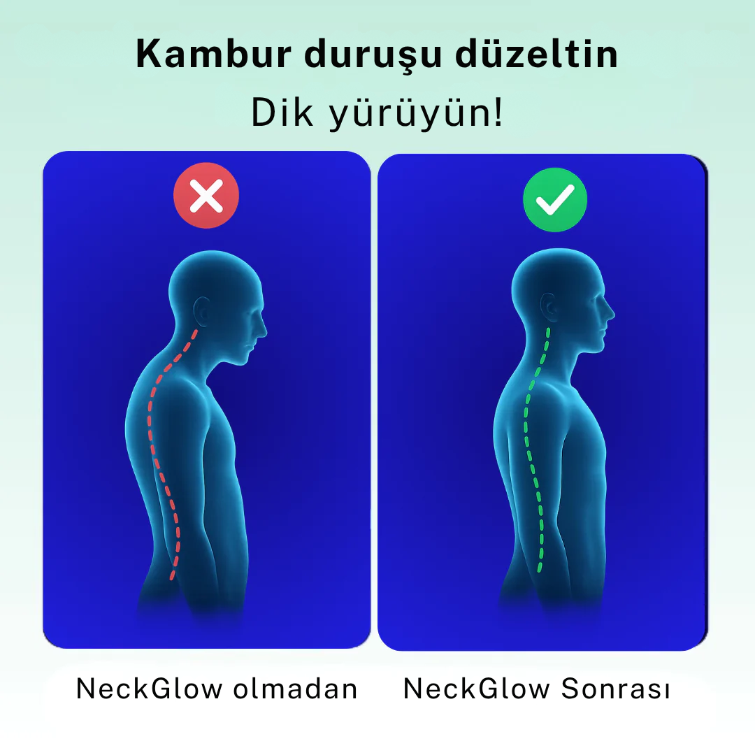 NeckGlow™ Akıllı Boyun ve Omuz Masaj Cihazı