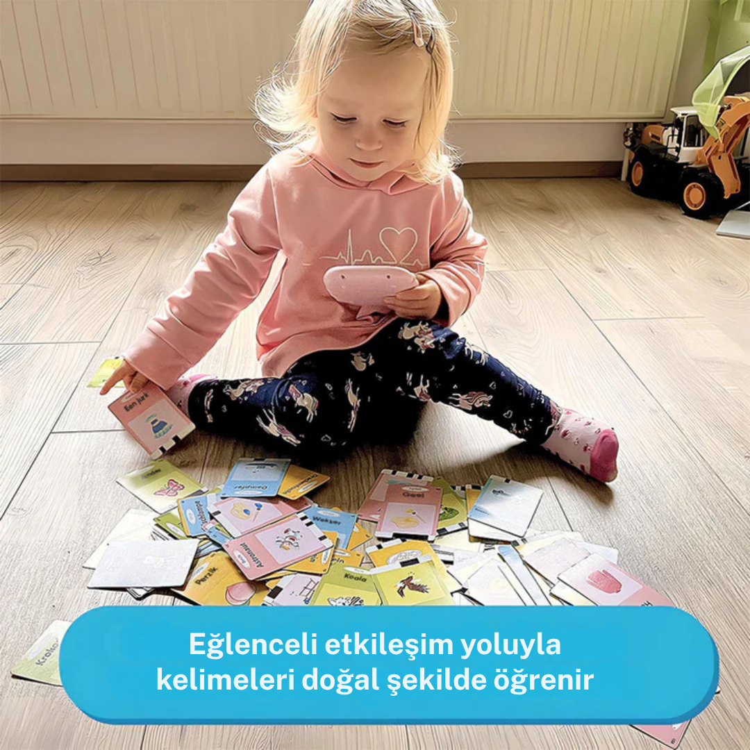 KiddyLingo Anadil Gibi İngilizce - Erken Yaş Kartları (1-6 Yaş)