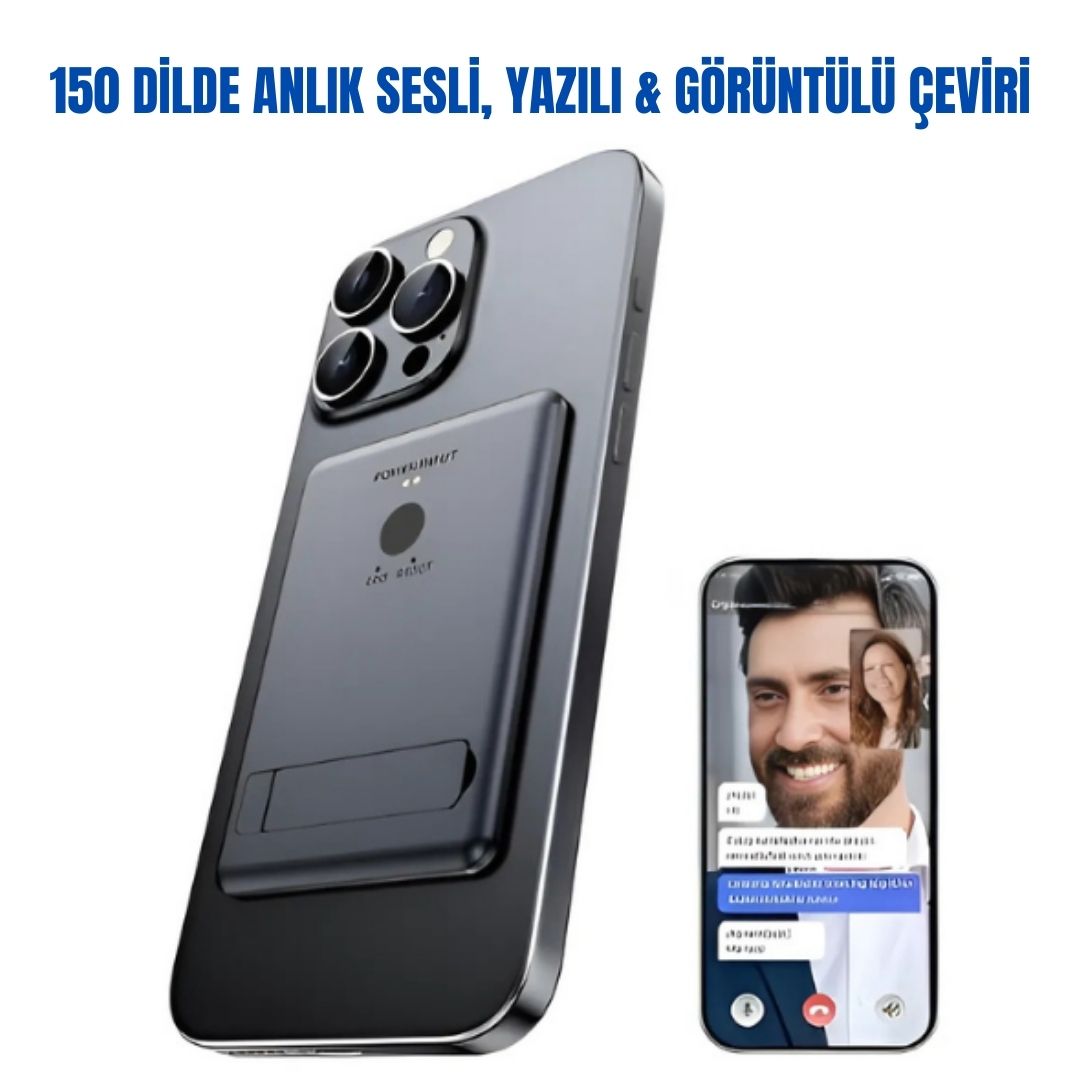 Simultane Çeviri Cihazı | 150 dilde İki yönlü Sesli, Yazılı & Uygulama içi Görüntülü Çeviri