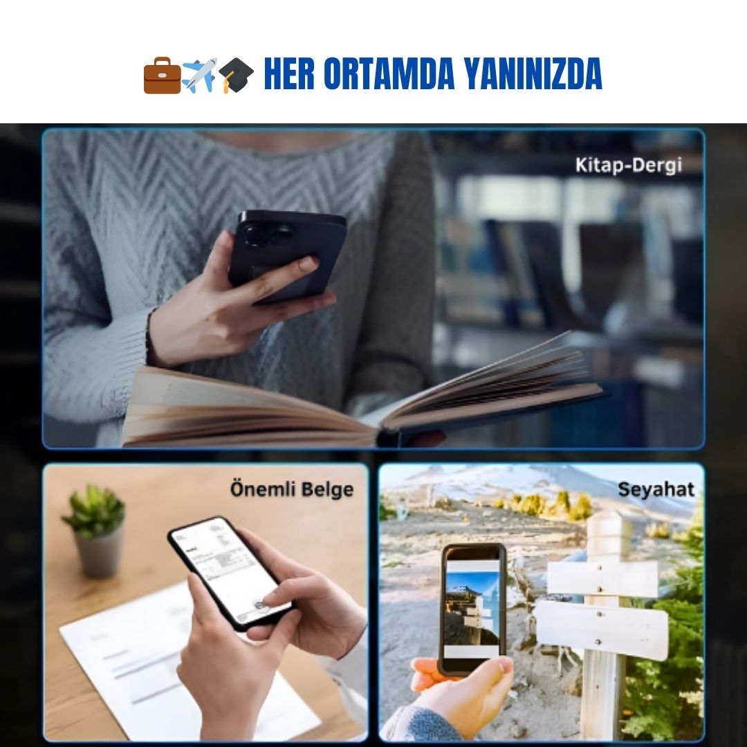 Simultane Çeviri Cihazı | 150 dilde İki yönlü Sesli, Yazılı & Uygulama içi Görüntülü Çeviri