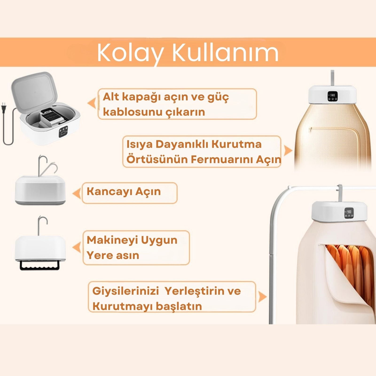 Taşınabilir Çamaşır Kurutma Makinesi - incisepet