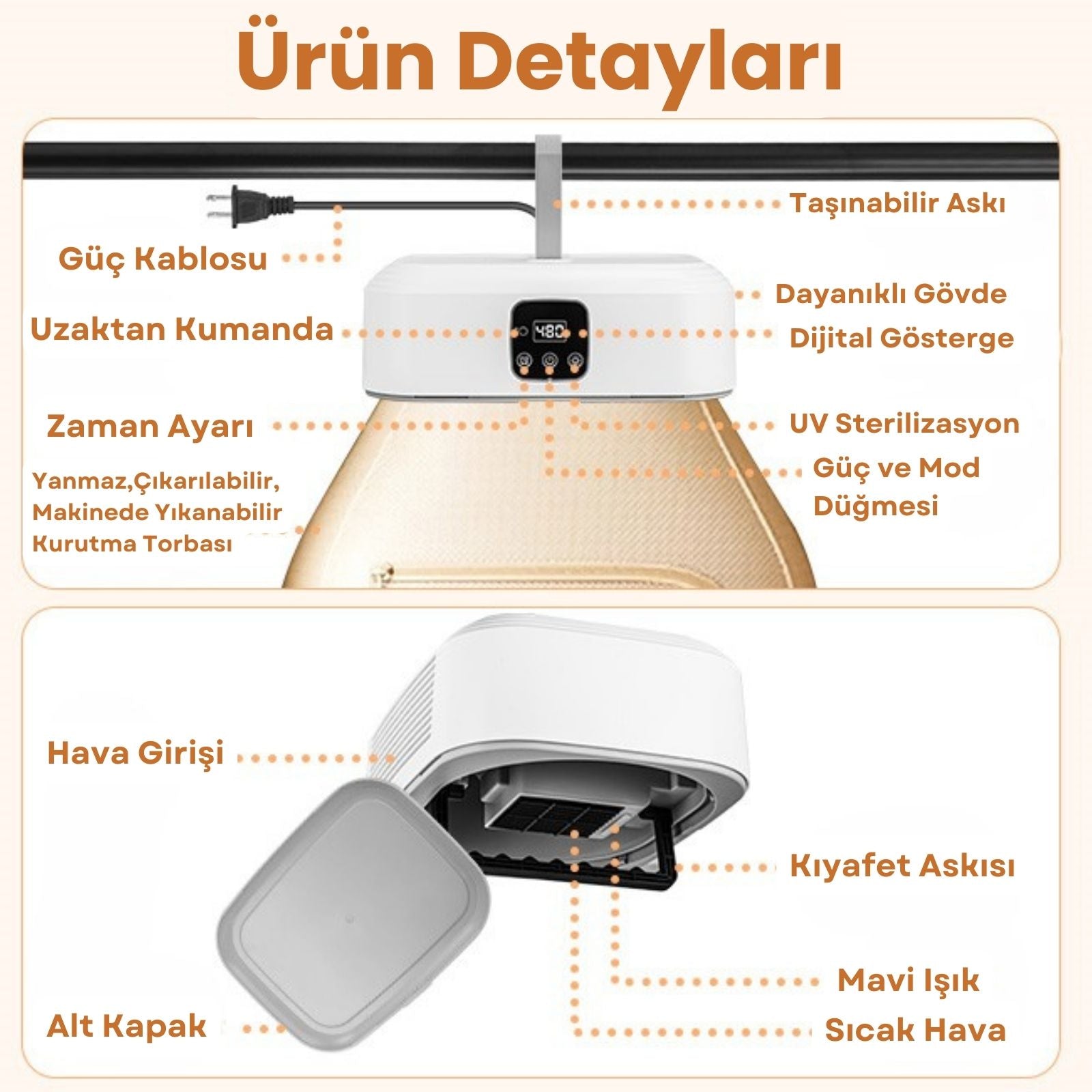 Taşınabilir Çamaşır Kurutma Makinesi - incisepet