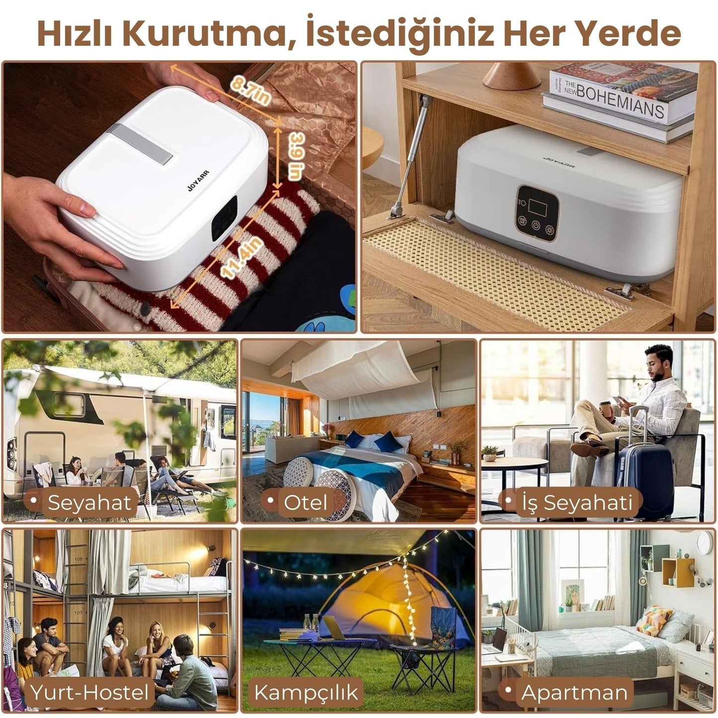 FreshDry Pro™ Hızlı ve Sessiz Kurutma Makinesi!