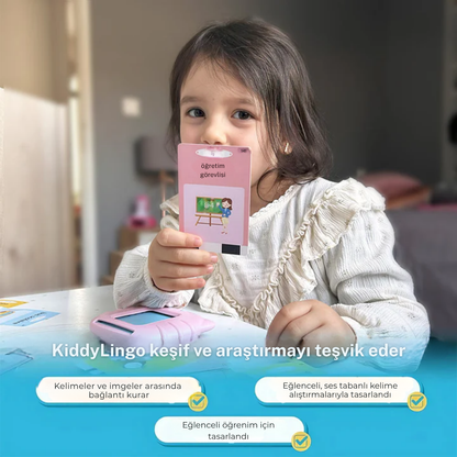 KiddyLingo Anadil Gibi İngilizce - Erken Yaş Kartları (1-6 Yaş)