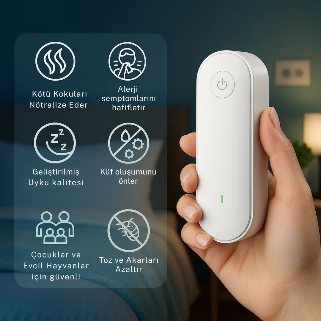 MiteZero™ Ultrasonik Toz Temizleyici – Alerjiye Son!