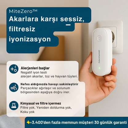 MiteZero™ Ultrasonik Toz Temizleyici – Alerjiye Son!