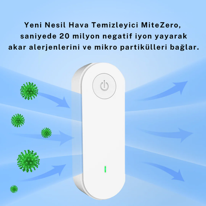 MiteZero™ Ultrasonik Toz Temizleyici – Alerjiye Son!