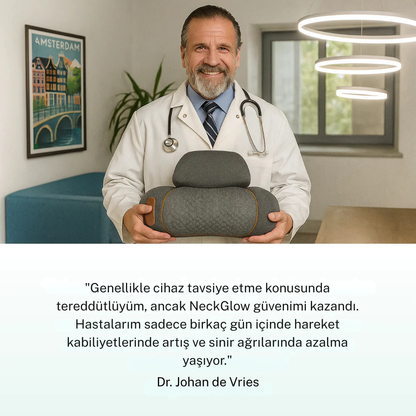 NeckGlow™ Akıllı Boyun ve Omuz Masaj Cihazı