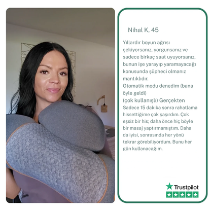 NeckGlow™ Akıllı Boyun ve Omuz Masaj Cihazı