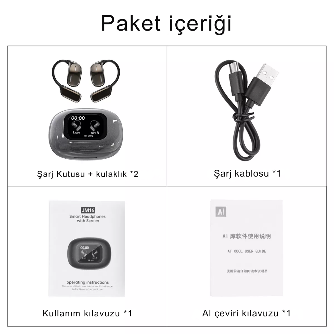 150 Dilde Gerçek Zamanlı Anlık Çeviri Yapan Kulaklık