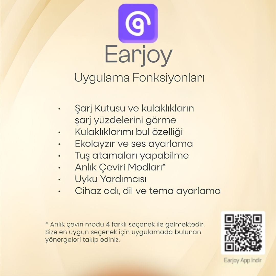 Quantum AI: En İyi Çeviri Yapan Kulaklık - 134 Dil Destekli İngilizce Çevirici Bluetooth Kulaklık